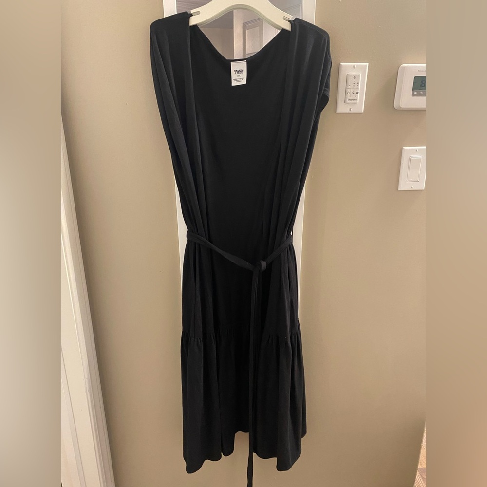 Black Wrap Women Dress